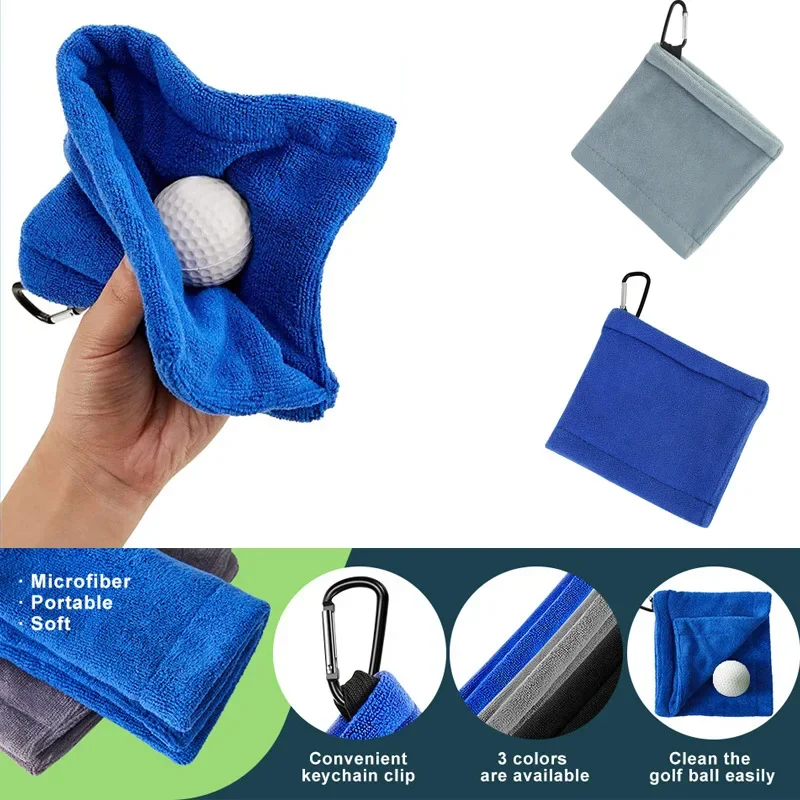 Golf Towel Waffle - Microfiber Golf Ball & Club Cleaning
