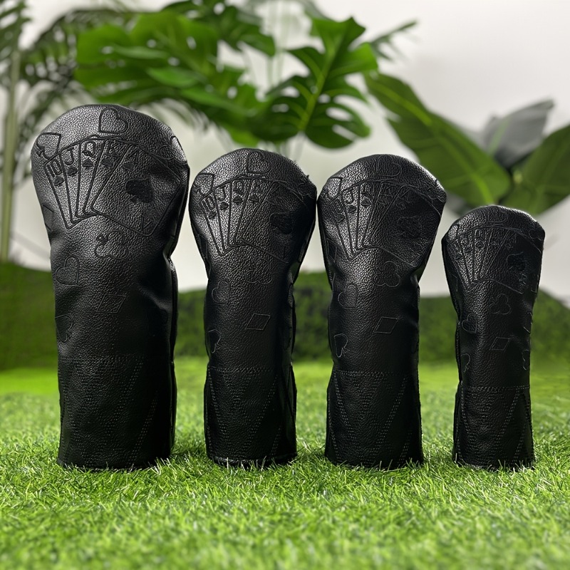 Golf Equipment Storage - Retro Black Poker Golf Club Head