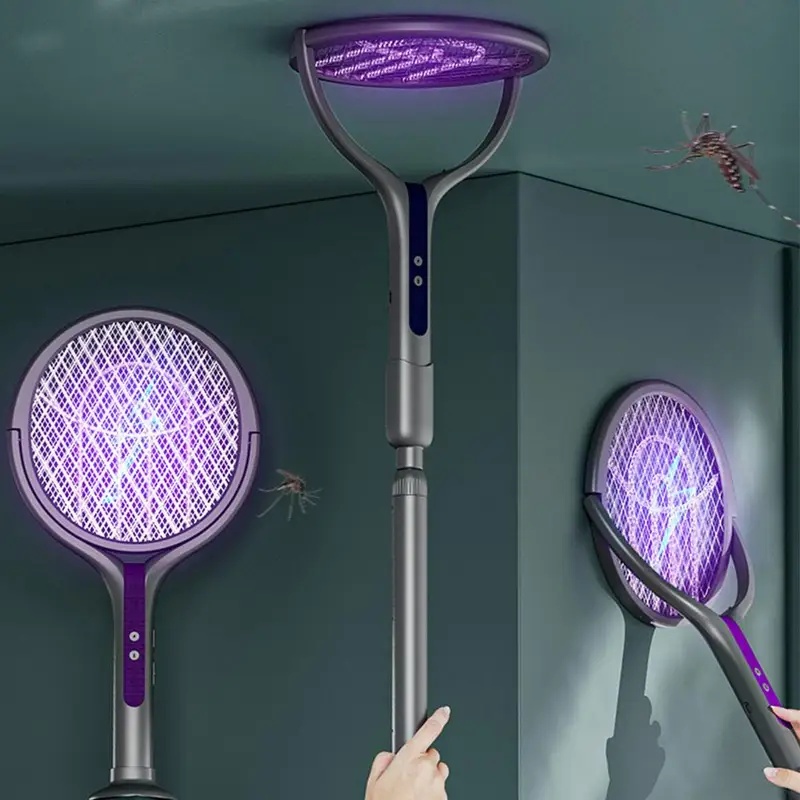 Rotating Head Bug Zapper Racke - Head Racket Boom 评论和价格