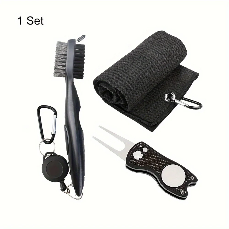 1 Pc Black Golf Towel Microfib - Golf Towel Waffle 评论和价格