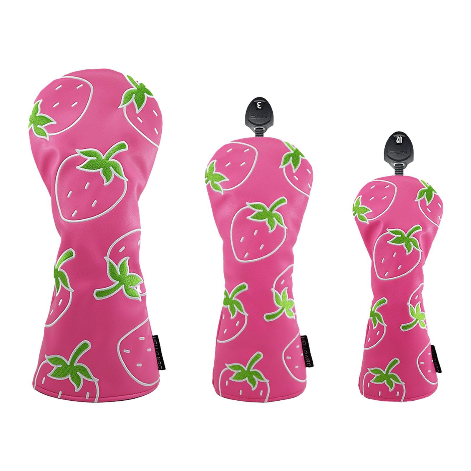 Strawberry Printed Wood Headco - Golf Equipment Gifts 评论和价格