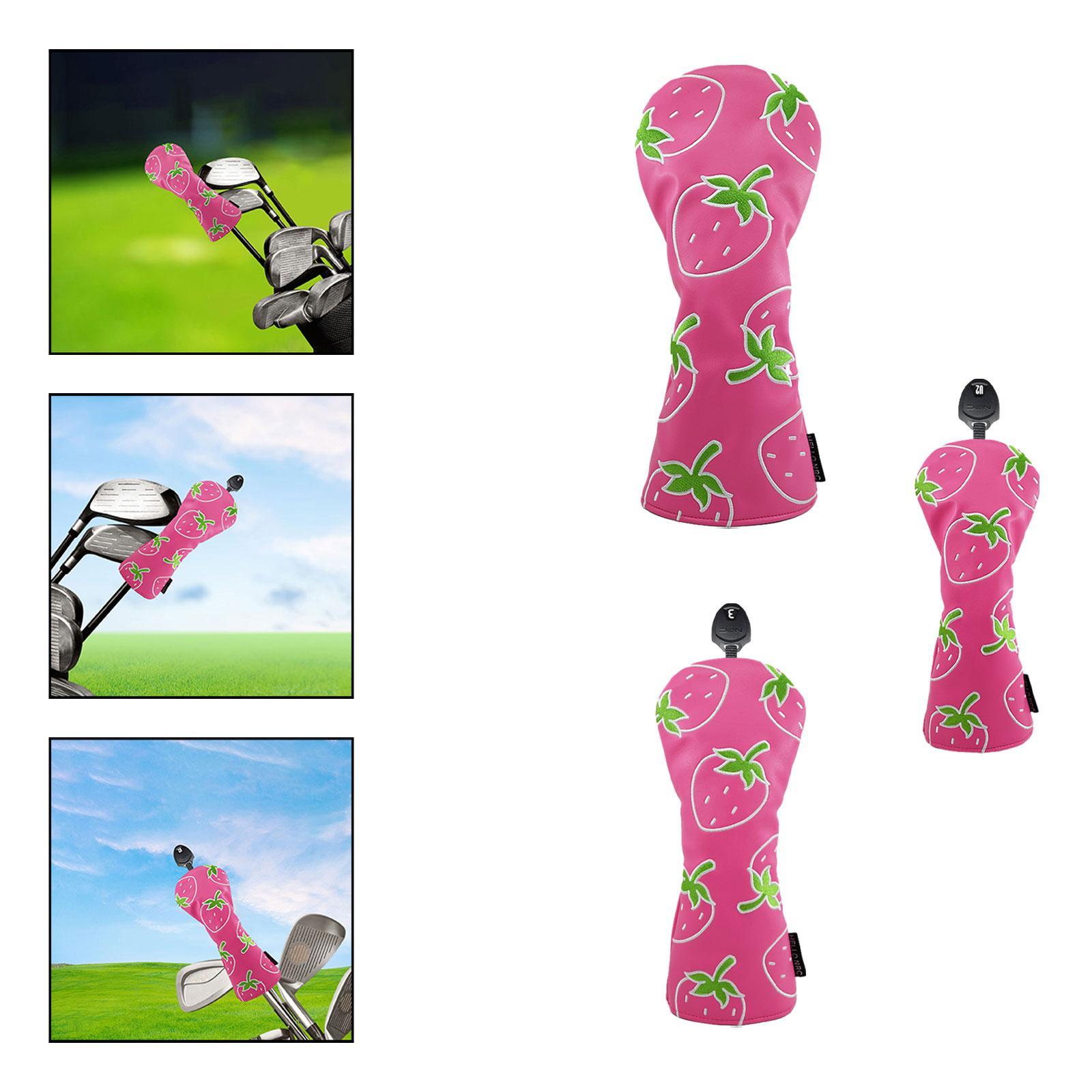 Strawberry Printed Wood Headco - Golf Equipment Gifts 评论和价格