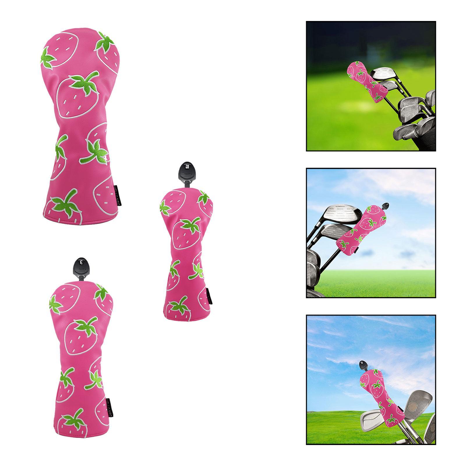 Strawberry Printed Wood Headco - Golf Equipment Gifts 评论和价格