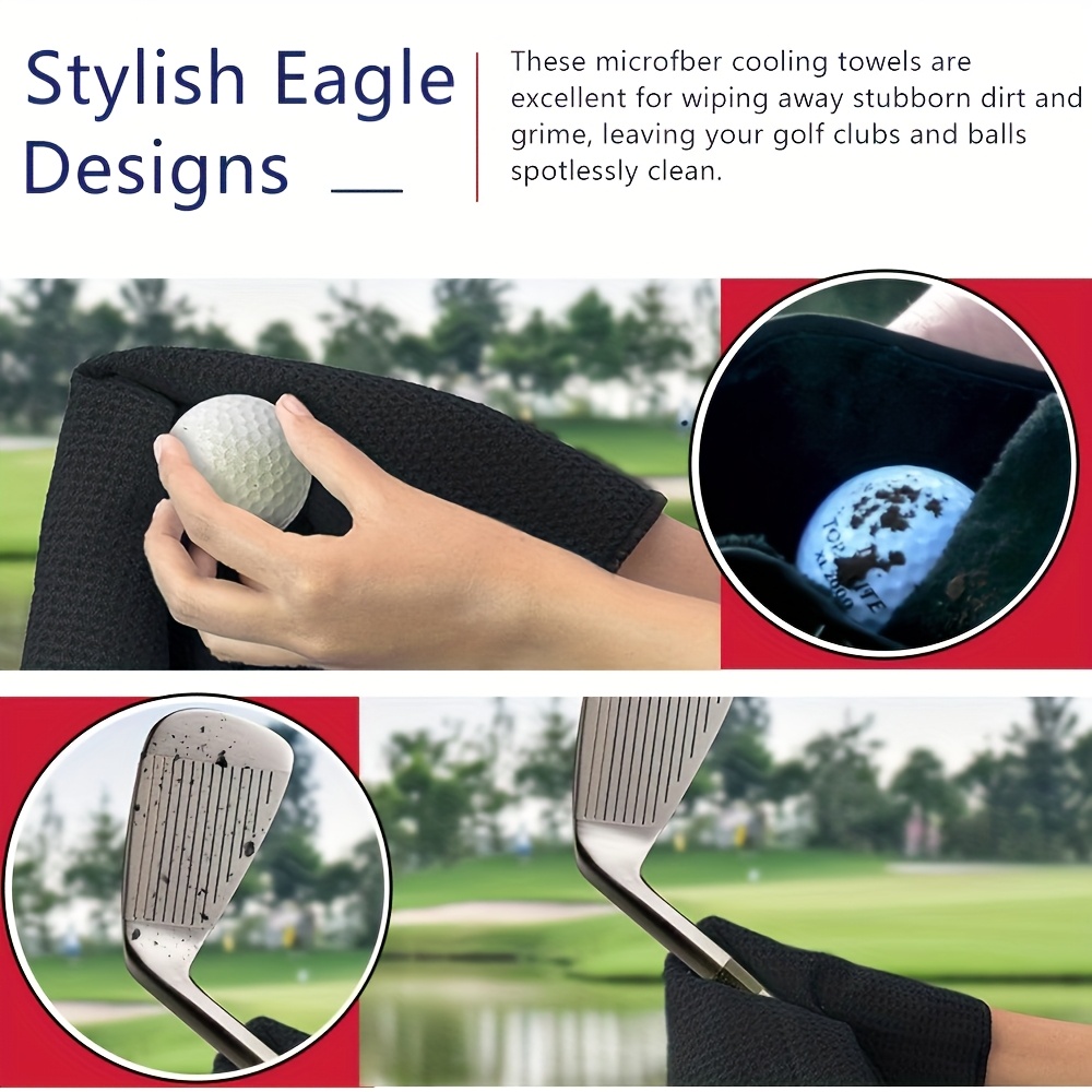 Premium Golf Towel with Clip - - Golf Towel Waffle 评论和价格