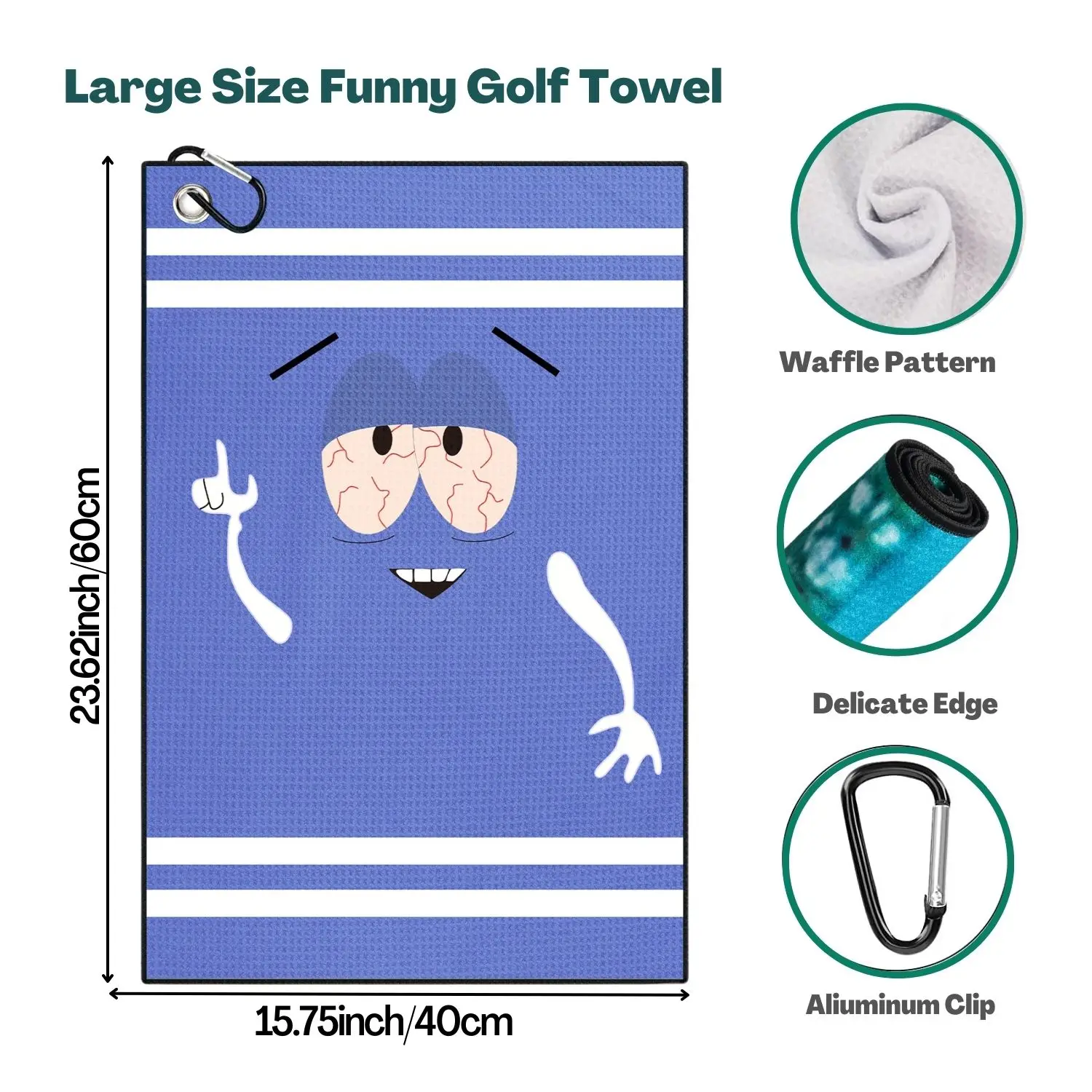 Funny Microfiber Premium Golf  - Golf Towel Waffle 评论和价格