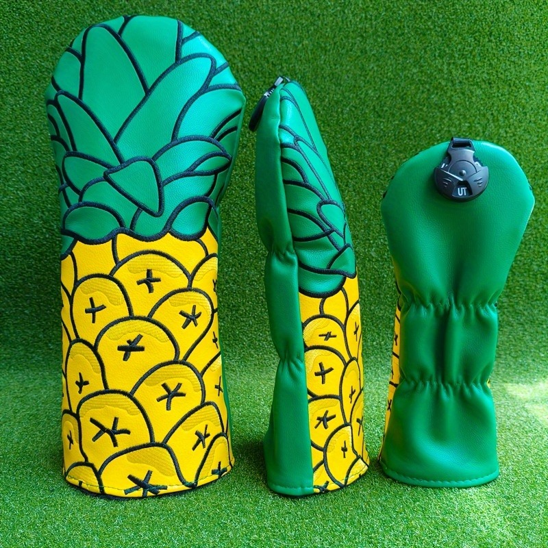 Pineapple Golf Club Head Cover - Golf Equipment Storage 评论和价格