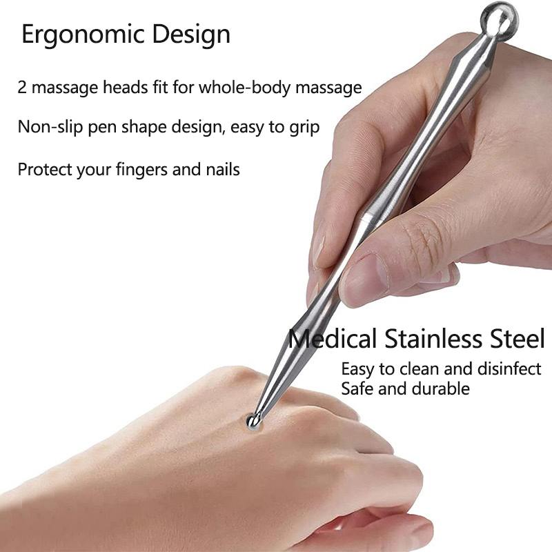 Acupuncture Pen Stainless Stee - Head Racket Boom 评论和价格
