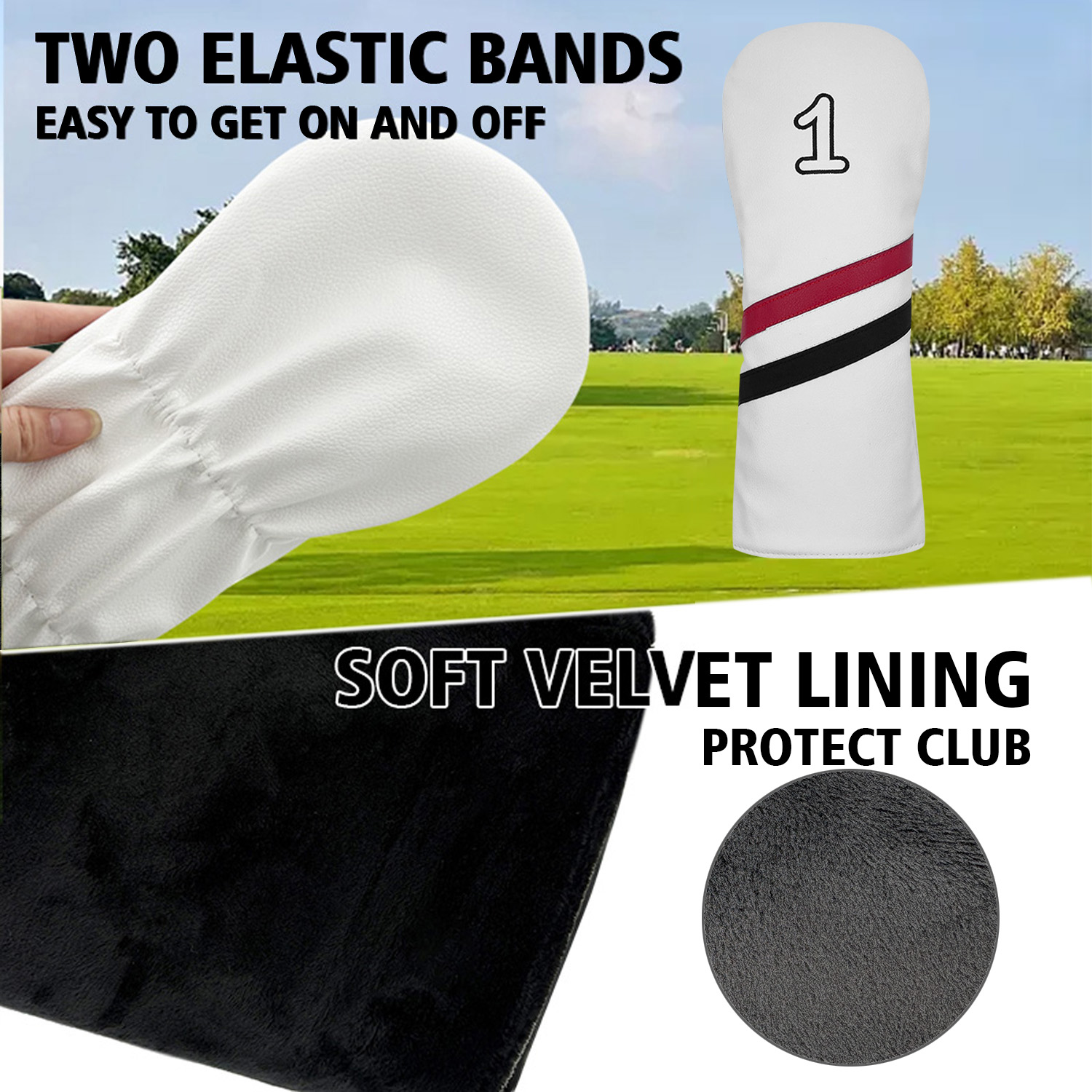 Golf Club #1 #3 #5 #U Wood Hea - Golf Equipment Storage 评论和价格