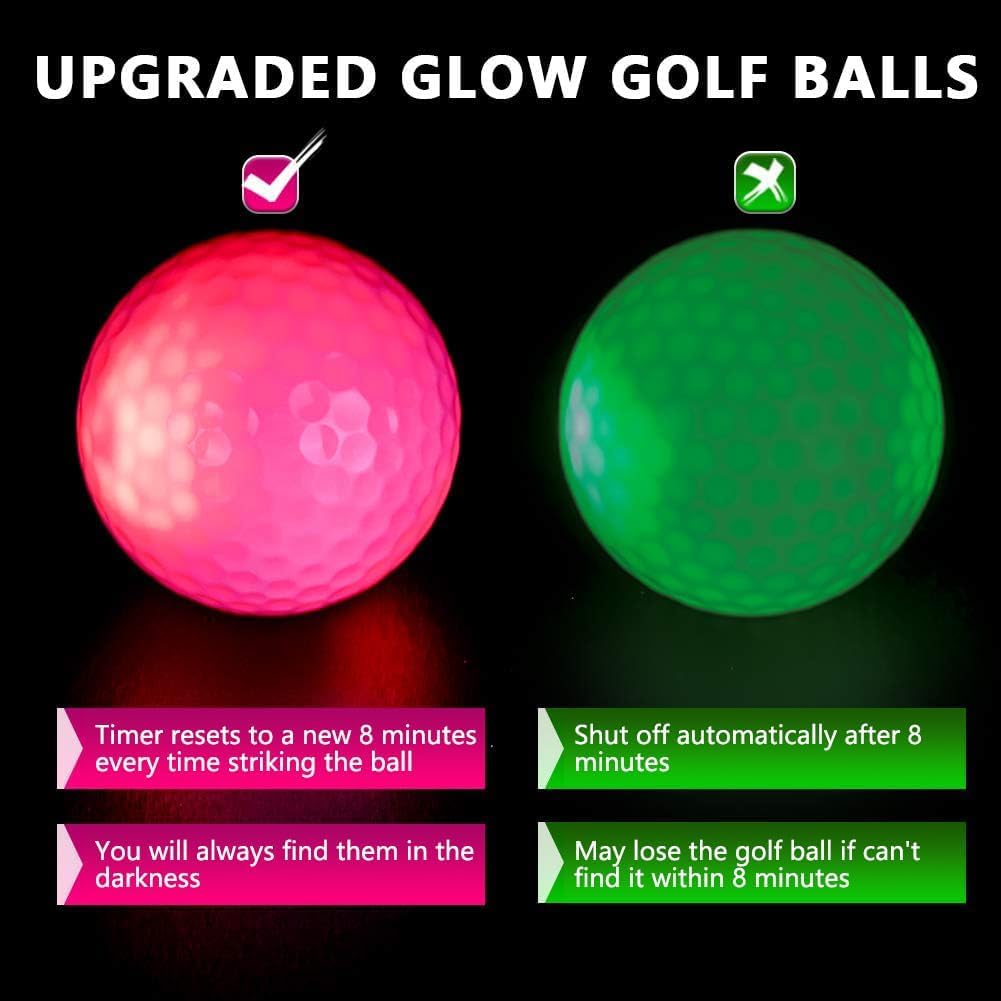Glow in The Dark Golf Balls Li - Golf Equipment Gifts 评论和价格