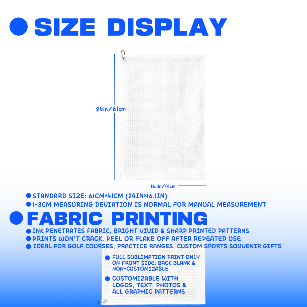 Personalized Golf Towel Custom - Golf Towel Waffle 评论和价格