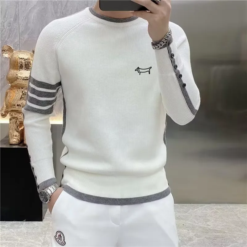 Korean Men's Golf Knit Sweater - Golf Equipment Korea 评论和价格