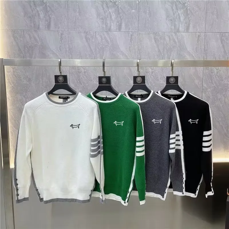 Korean Men's Golf Knit Sweater - Golf Equipment Korea 评论和价格