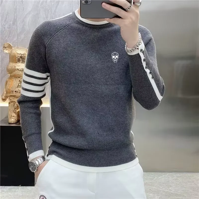 Korean Men's Golf Knit Sweater - Golf Equipment Korea 评论和价格