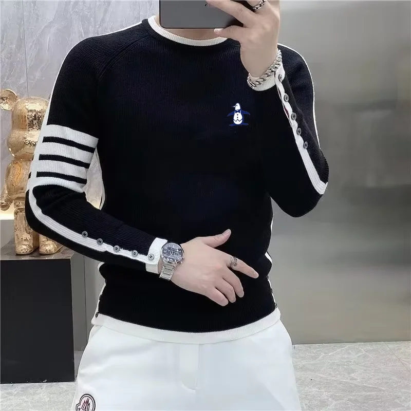 Korean Men's Golf Knit Sweater - Golf Equipment Korea 评论和价格